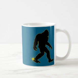 Solar Eclipse Bigfoot Total Solar Illustration Coffee Mug
