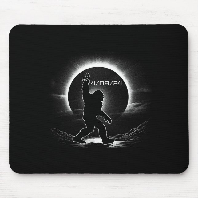 Solar Eclipse Bigfoot Total Solar Mouse Pad (Front)