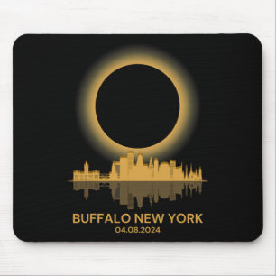 Solar Eclipse Buffalo New York Souvenir Totality  Mouse Pad