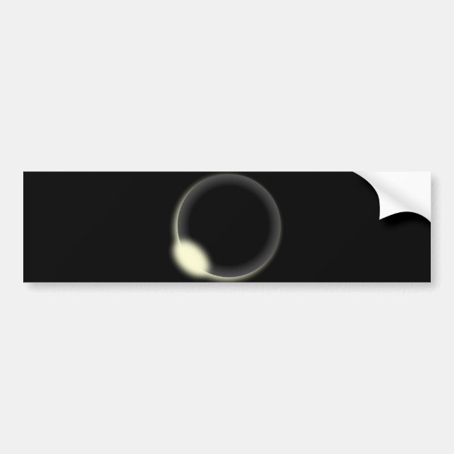 Solar Eclipse Bumper Sticker (Front)