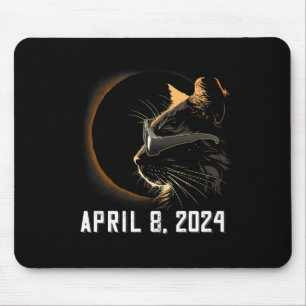 Solar Eclipse Cat Solar Eclipse Glasses Cat  Mouse Pad