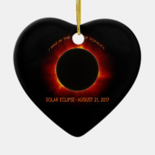Solar Eclipse Ceramic Ornament