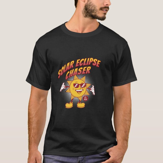 Solar Eclipse Chaser Wow look at that Long Sleeve  T-Shirt (Front)