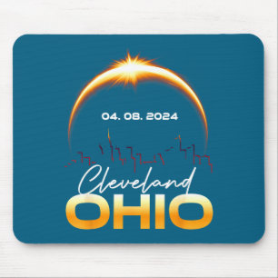 Solar Eclipse Cleveland Ohio Total Mouse Pad