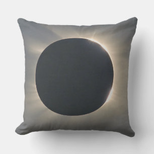Solar Eclipse Closeup Cushion