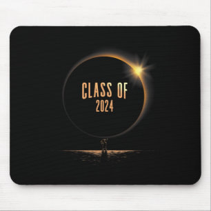 Solar Eclipse College Dabbing Graduation Cl Of 202 Mouse Pad