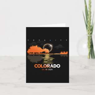 Solar Eclipse Colorado Guitar Totality Card