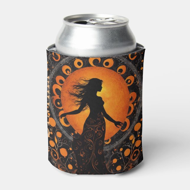 Solar Eclipse Customisable Memento Drink Can Cooler (Can Front)