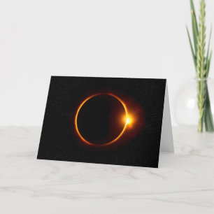 Solar Eclipse Dark Sun & Moon Card