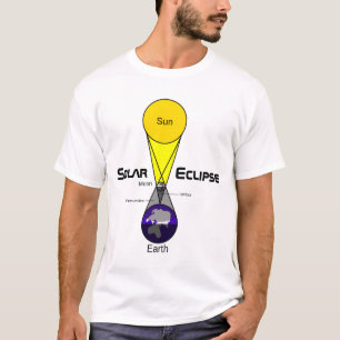 Solar Eclipse Diagram T-Shirt