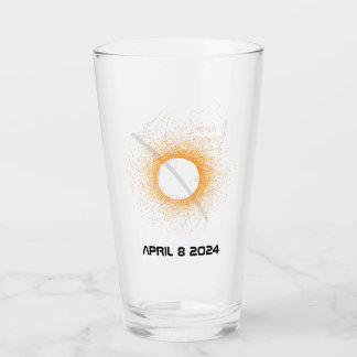 Solar Eclipse Drinking Glass 
