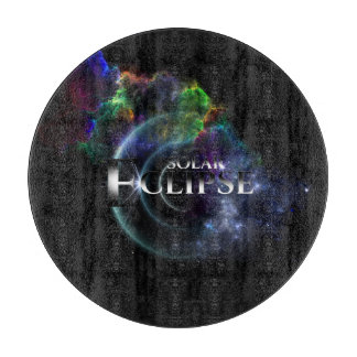 Solar Eclipse Fractal Art Spacescape Cutting Board