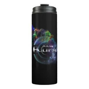 Solar Eclipse Fractal Art Spacescape Thermal Tumbler