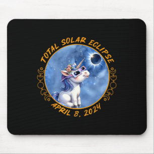 Solar Eclipse Girls Boys Unicorn Solar Eclipse 202 Mouse Pad