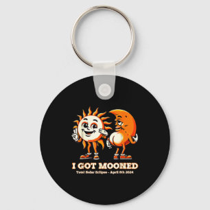 Solar Eclipse Got Mooned Total Key Ring