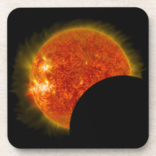 Solar Eclipse in Progress Coaster