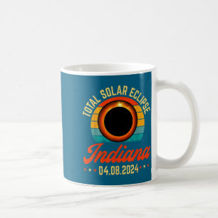 Solar Eclipse Indiana Total Solar Design Coffee Mug