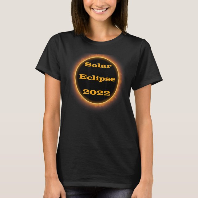 Solar Eclipse Lunar Science Astronomy T-Shirt (Front)