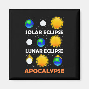 Solar Eclipse Lunar Science Teacher Space Eclipse Magnet