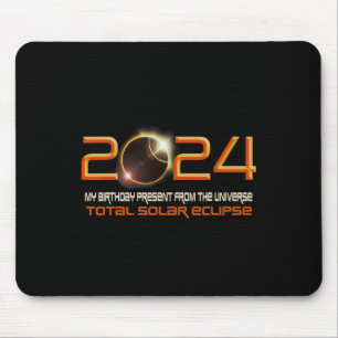 Solar Eclipse My Birthday Present From The Univers Mouse Pad