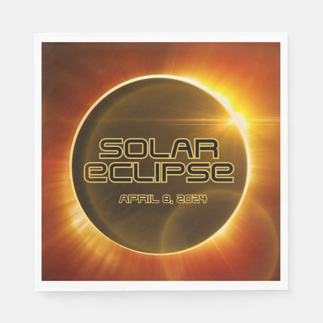 Solar Eclipse  Napkin (Front)