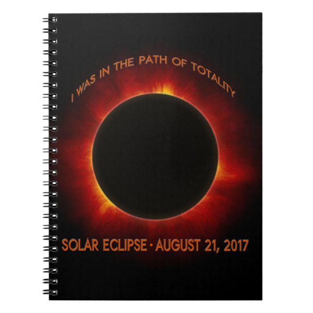 Solar Eclipse Notebook (Front)