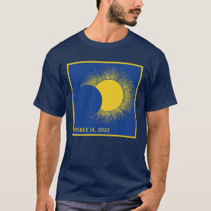 Solar Eclipse OCTOBER 2023 Vintage Eclipse Art T-Shirt