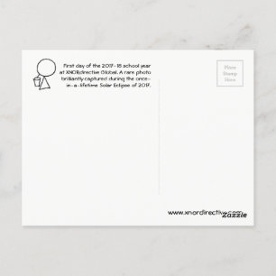 Solar Eclipse of 2017 Postcard