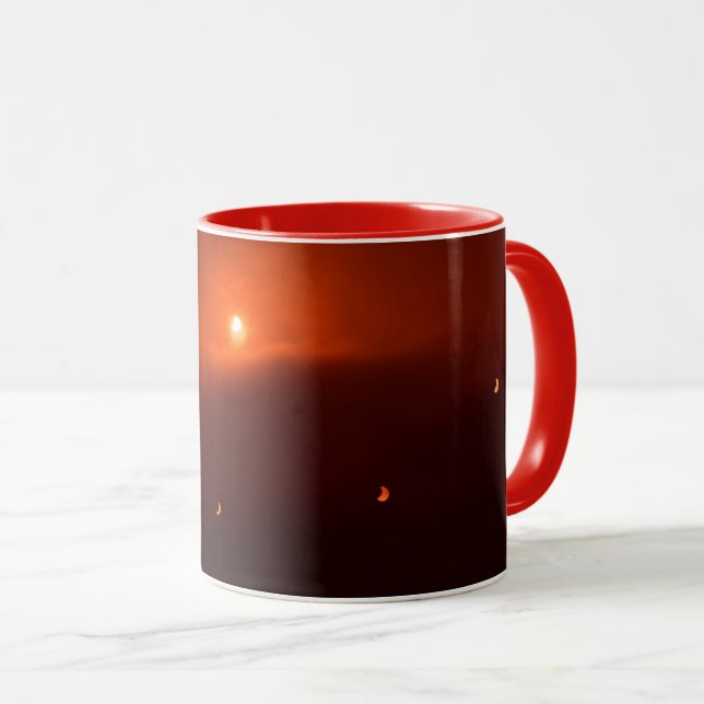 Solar Eclipse over Somerset, 2015 Mug (Front Right)