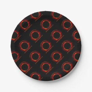 Solar Eclipse Paper Plate