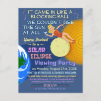 Solar Eclipse Party Funny Retro Sun Viewing 2017