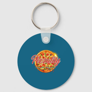 Solar Eclipse Pizzality Eclipse Pizza Key Ring