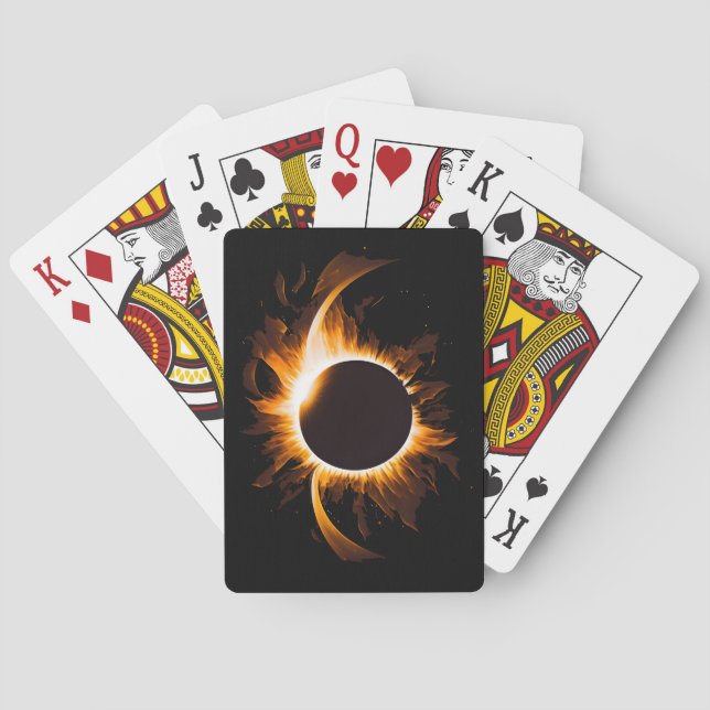 Solar Eclipse Playing Cards Deck (Back)