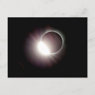 Solar eclipse postcard