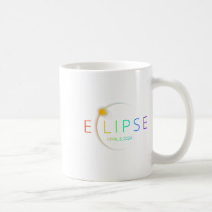 Solar Eclipse Rainbow 2024 Total Solar Eclipse 4.0 Coffee Mug