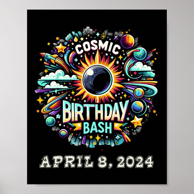 Solar Eclipse Shirt 2024  Poster (Front)