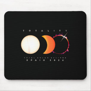 Solar Eclipse Spain Total Eclipse Mouse Pad