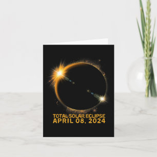 Solar Eclipse Tee 2024 Total Solar Eclipse 4.08.24 Card