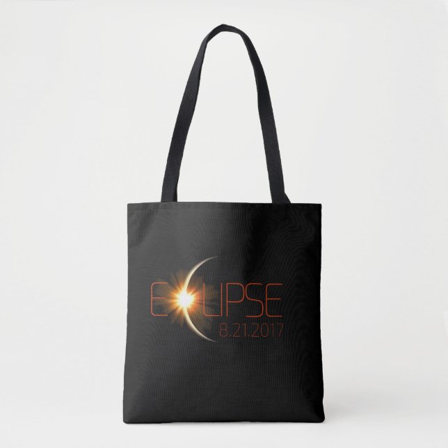Solar Eclipse, Total Eclipse 2017 Eclipse Tote Bag (Front)