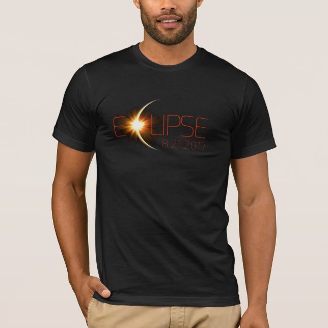 Solar Eclipse, Total Eclipse, 2017 Eclipse TShirt (Front)