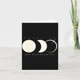 Solar Eclipse Total Eclipse Illustration Card