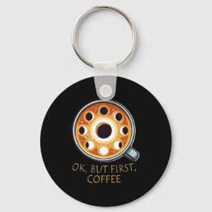 Solar Eclipse Total Eclipse Phases Key Ring
