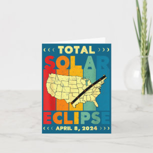 Solar Eclipse Total Solar Eclipse Illustration Card