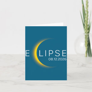 Solar Eclipse Total Solar Eclipse Illustration Card