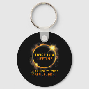 Solar Eclipse Twice In Lifetime 2024 Solar Eclipse Key Ring