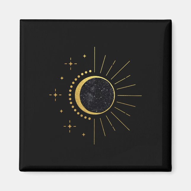 Solar Eclipse Twice In Lifetime 2024 Total Solar E Magnet (Front)
