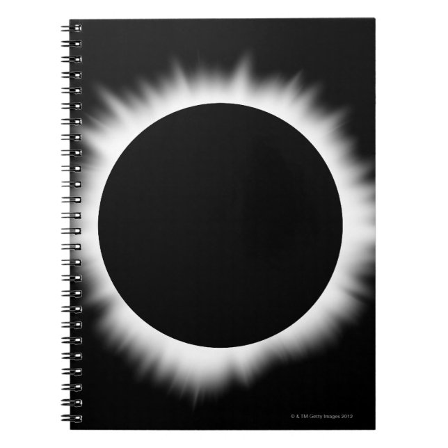 Solar Eclipse with Corona Notebook (Front)