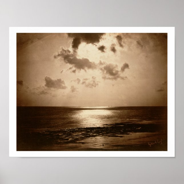 Solar Effect - Ocean, 1857 (albumen print from a c (Front)