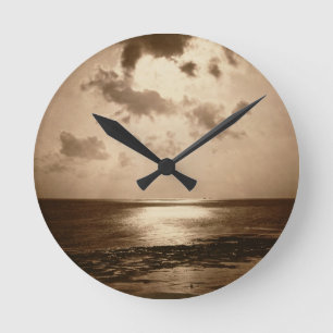 Solar Effect - Ocean, 1857 (albumen print from a c Round Clock