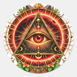 Solar Ember Eye Sticker